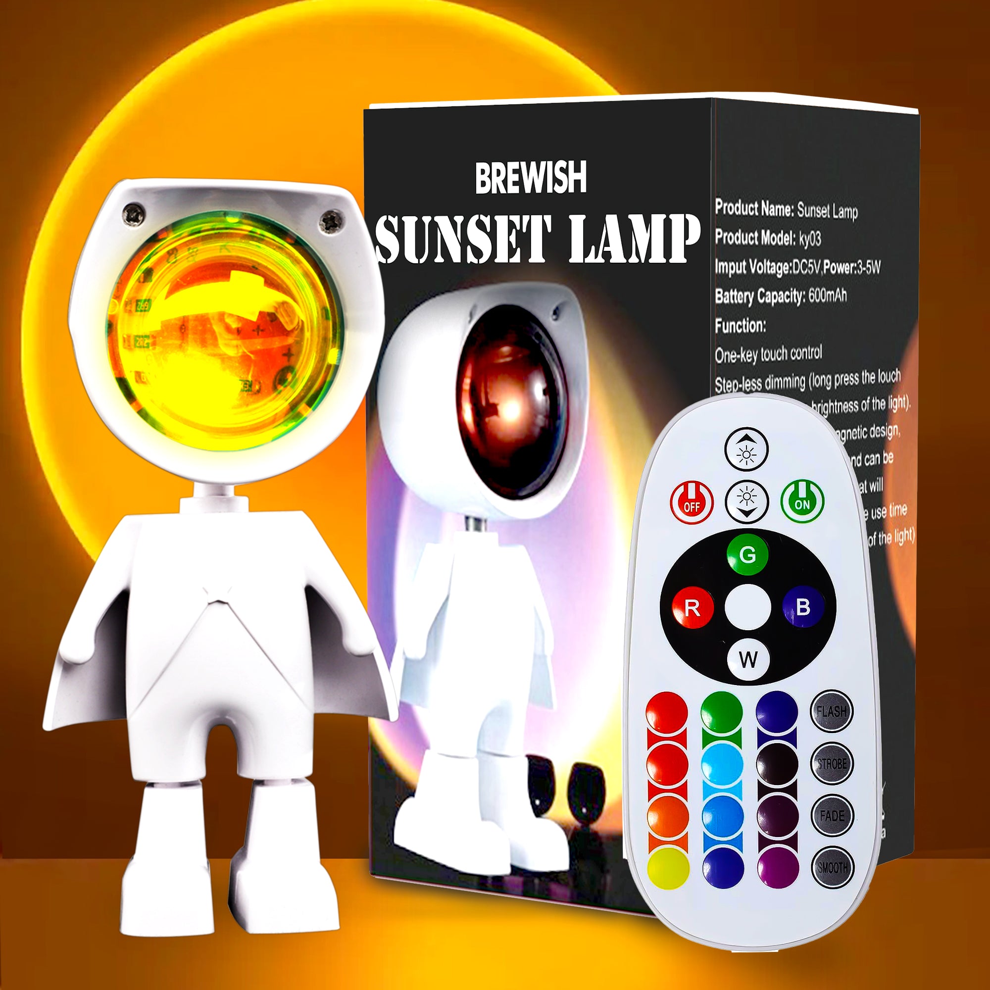 Sunset Lamp,Sunset Projection Lamp with Remote,Sunset Lamp Projection