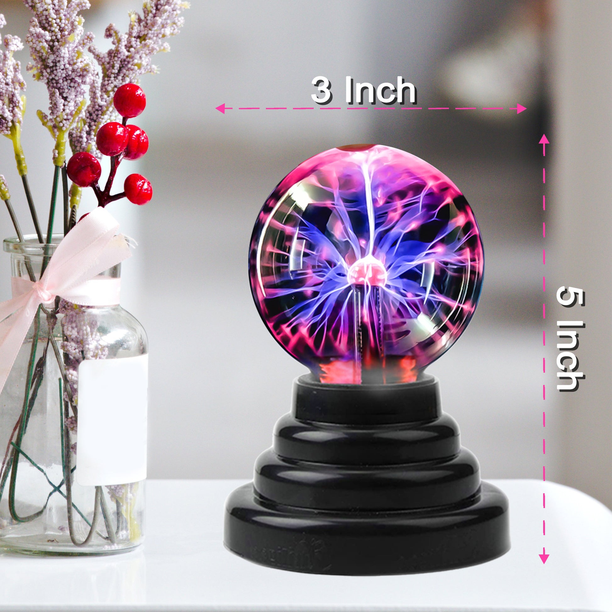 Plasma Lamp - Dimensions