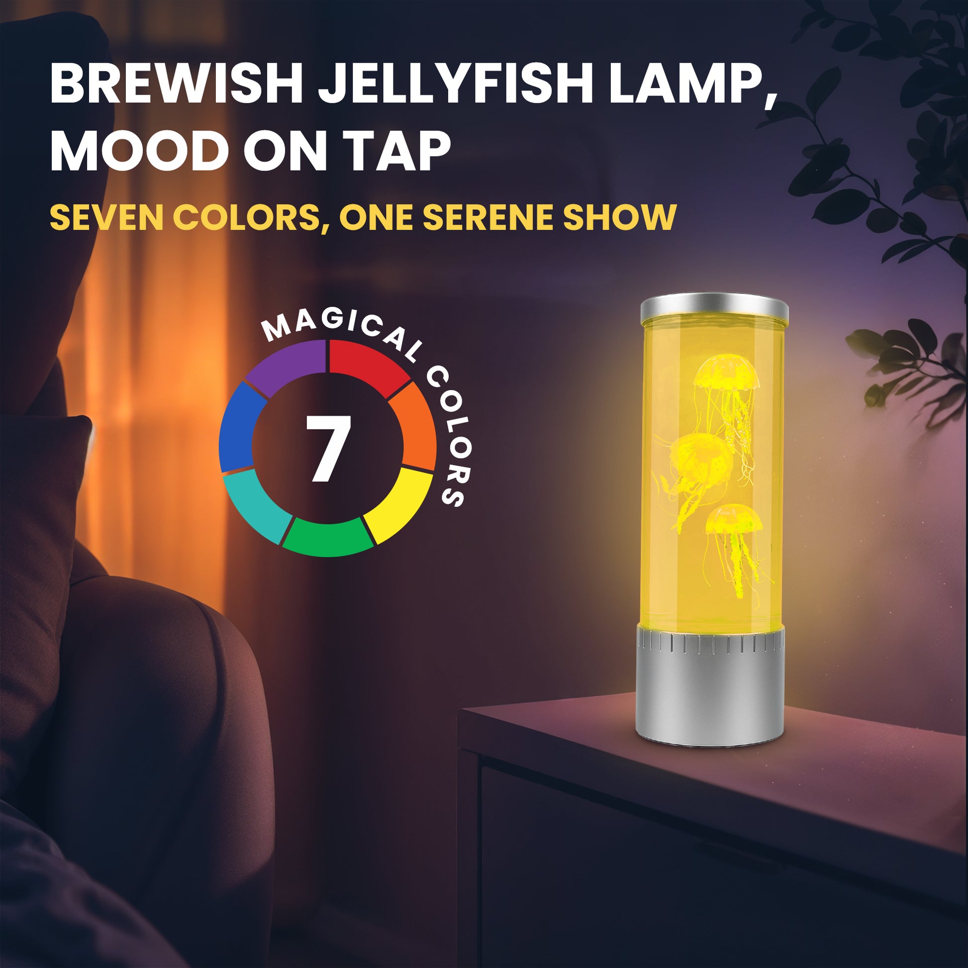 7 colors lamp