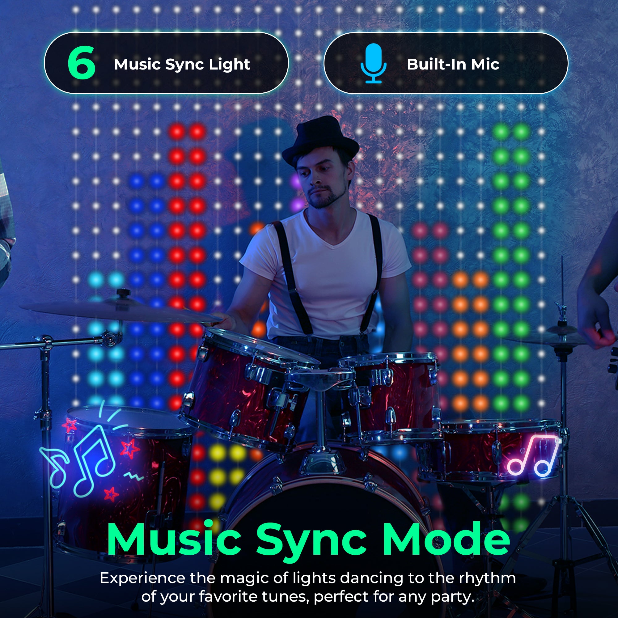 music sync lights