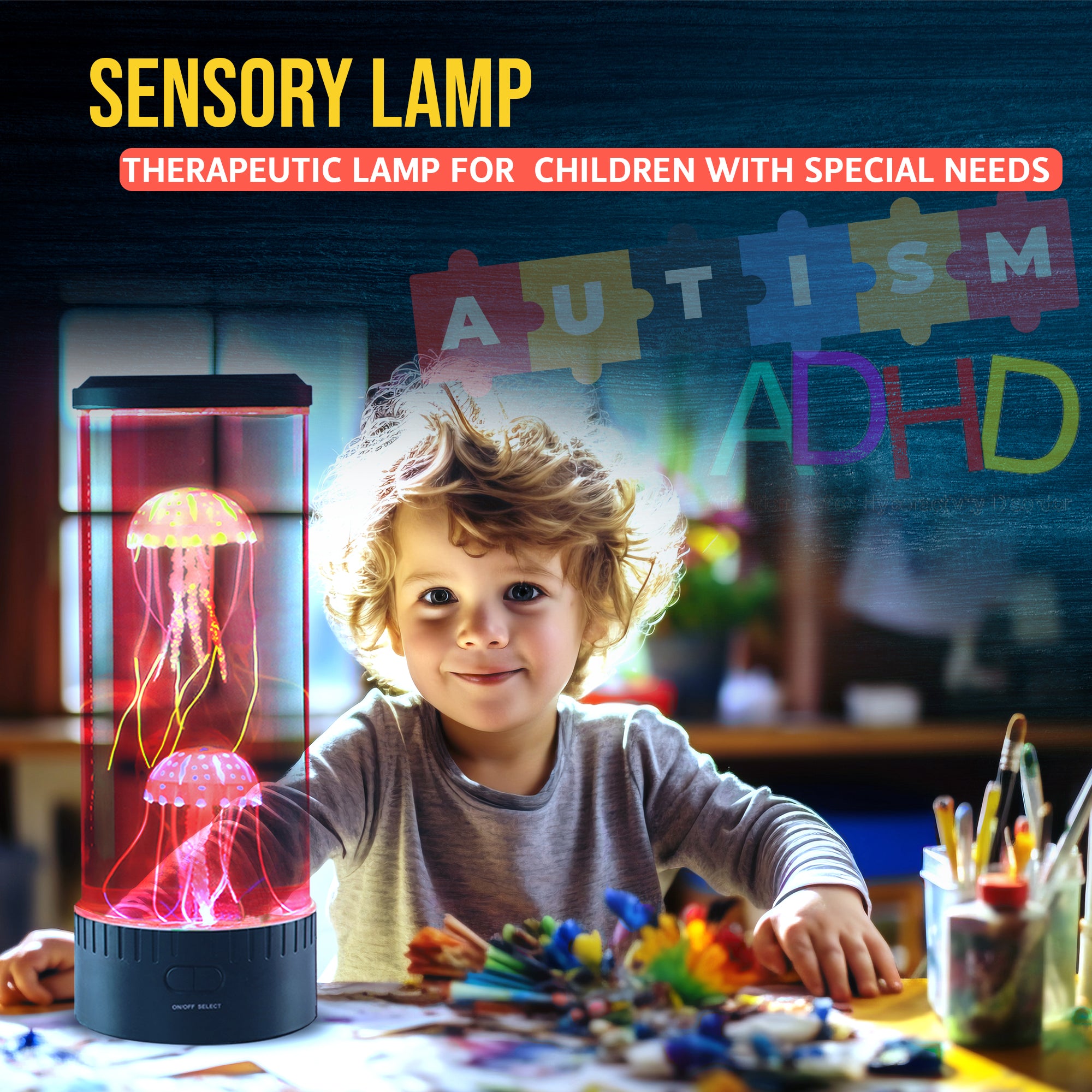 electric jellyfish mood lamp